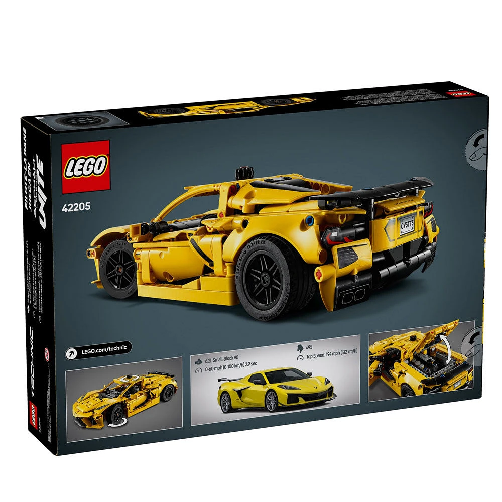 LEGO Technic Chevrolet Corvette Stingray Toy Car - Building Set for Kids, Boys and Girls, Age 9+ - 42205