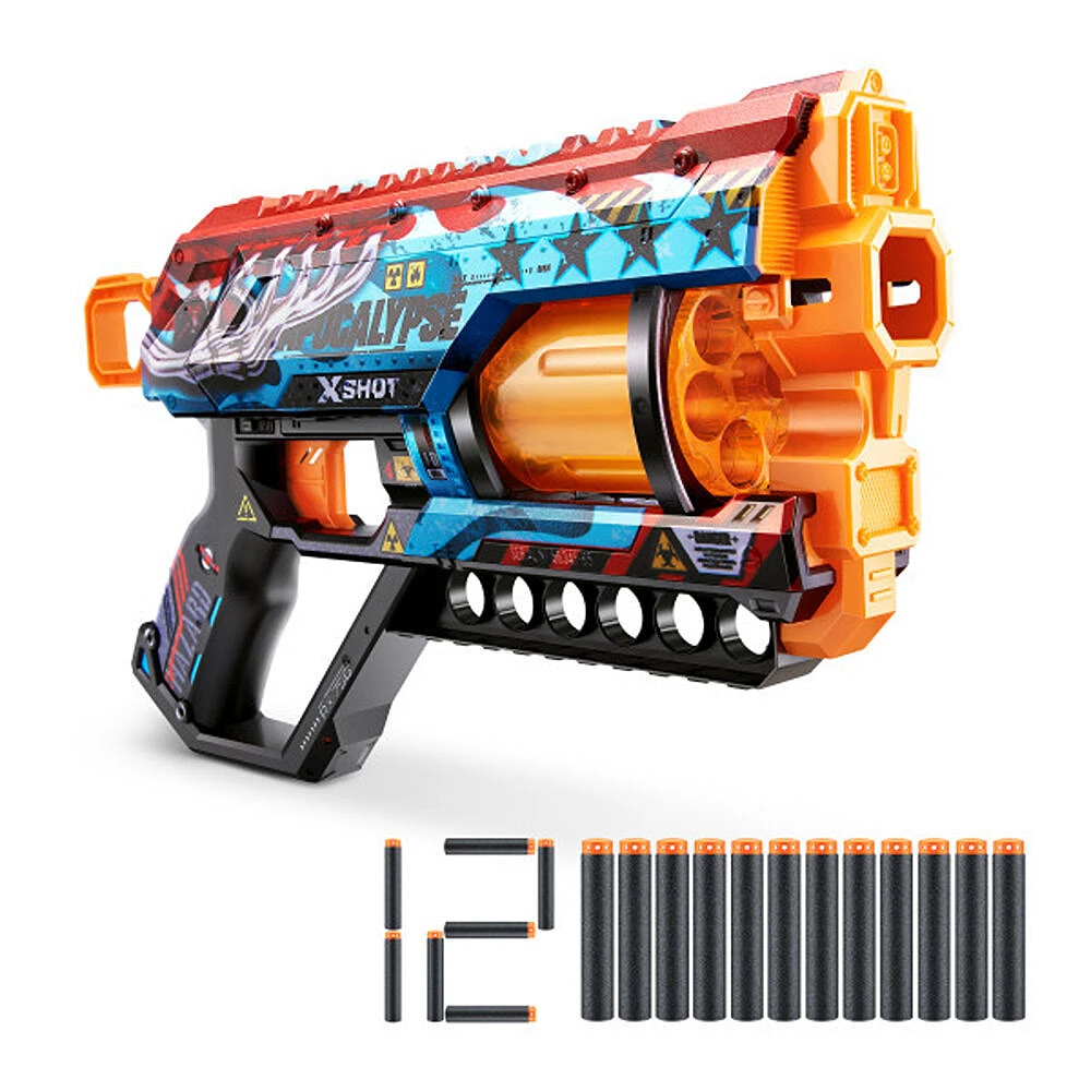 X-Shot Skins Griefer Blaster - Apocalypse (12 Darts) by ZURU