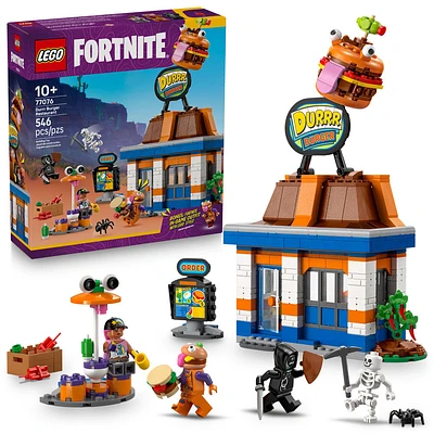 LEGO Fortnite Durrr Burger Restaurant - Kids Toy - Gamer Building Toy for Boys & Girls 10+ - 77076