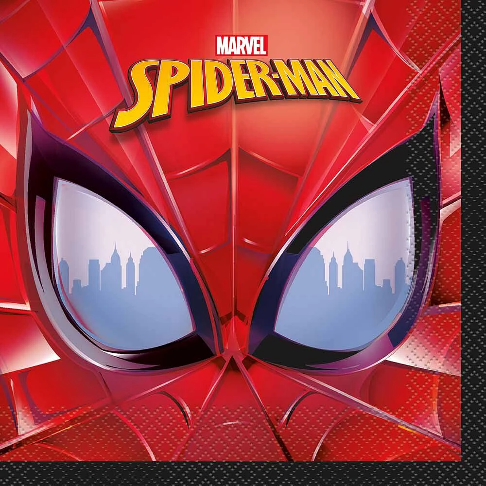 Spider-Man Luncheon Napkins, 16 pieces