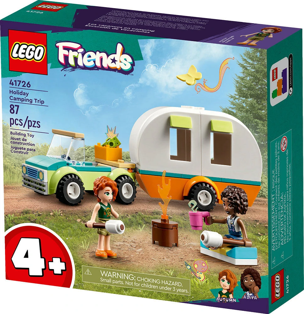 LEGO Friends Holiday Camping Trip 41726 Building Toy Set (87 Pieces)