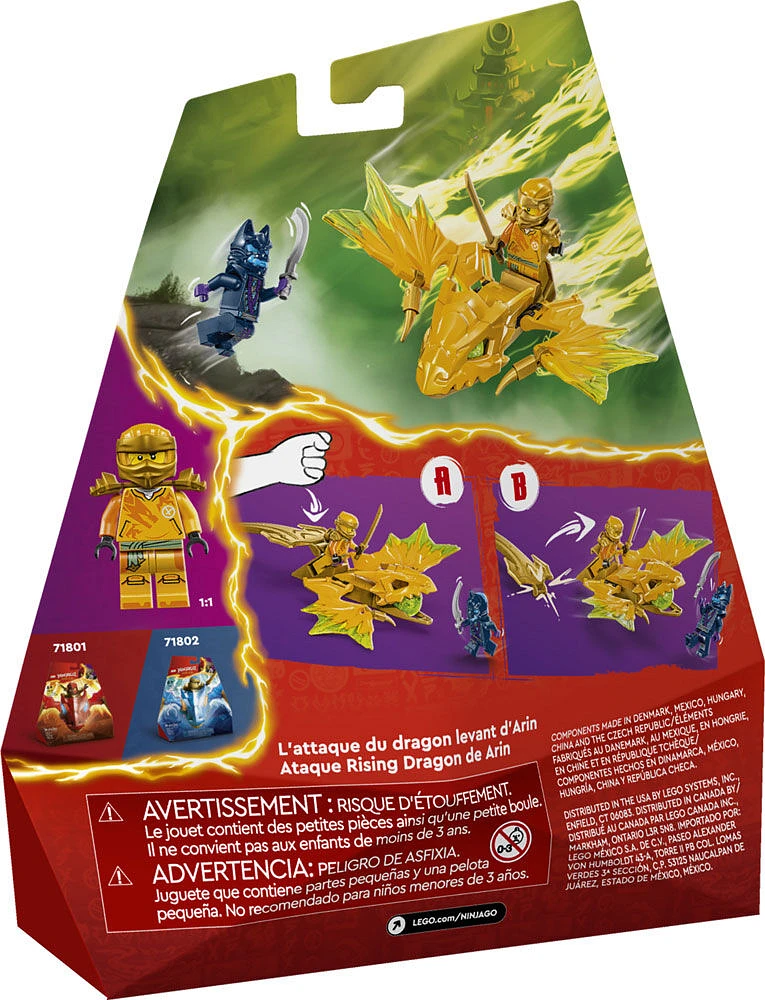 LEGO NINJAGO Arin's Rising Dragon Strike Toy 71803