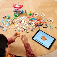 LEGO Super Mario Ensemble d'extension Le costume de Peach chat et la tour gelée 71407 (494 pièces)