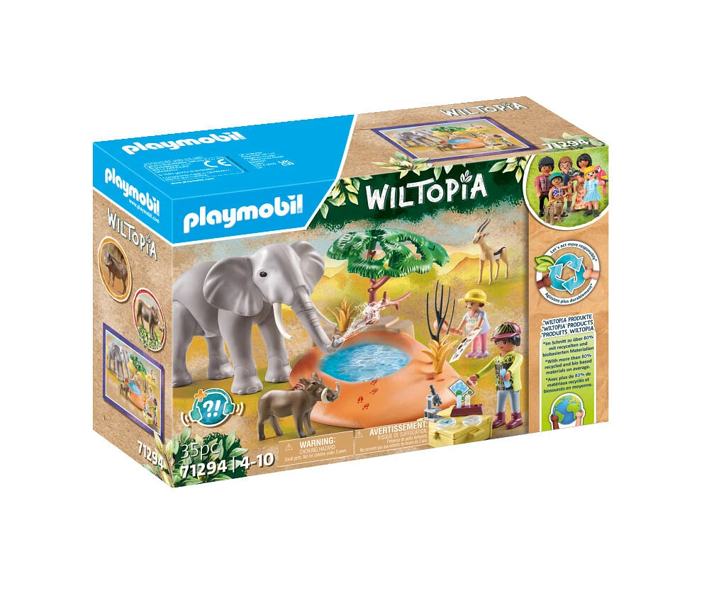 Playmobil - Wiltopia - Explorateurs avec animaux de la savane