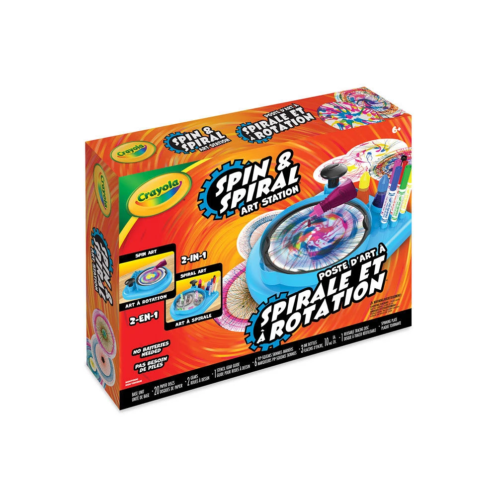 Station d'art Spin & Spiral de Crayola