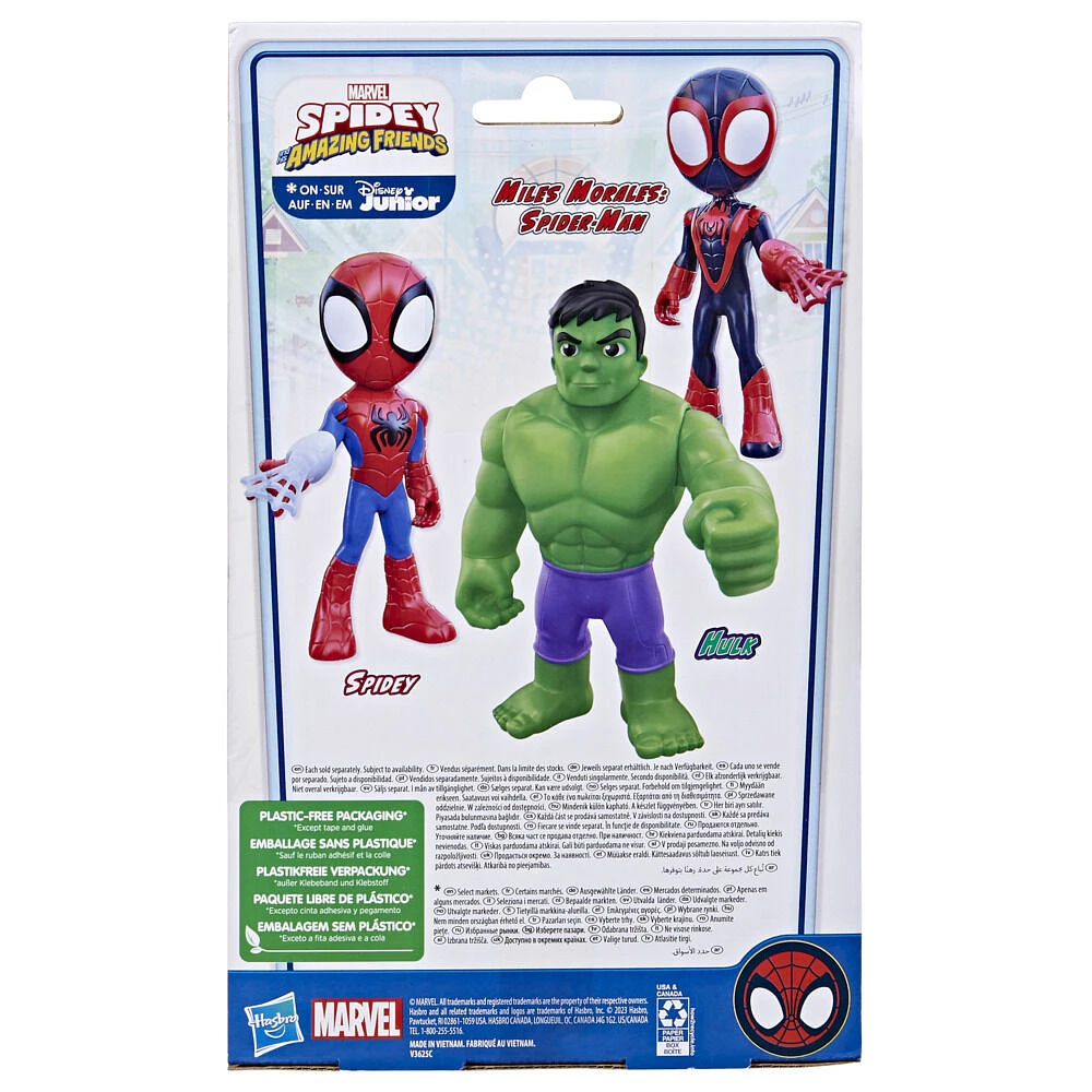 Marvel Spidey and His Amazing Friends Supersized Hulk 9-inch Action Figure