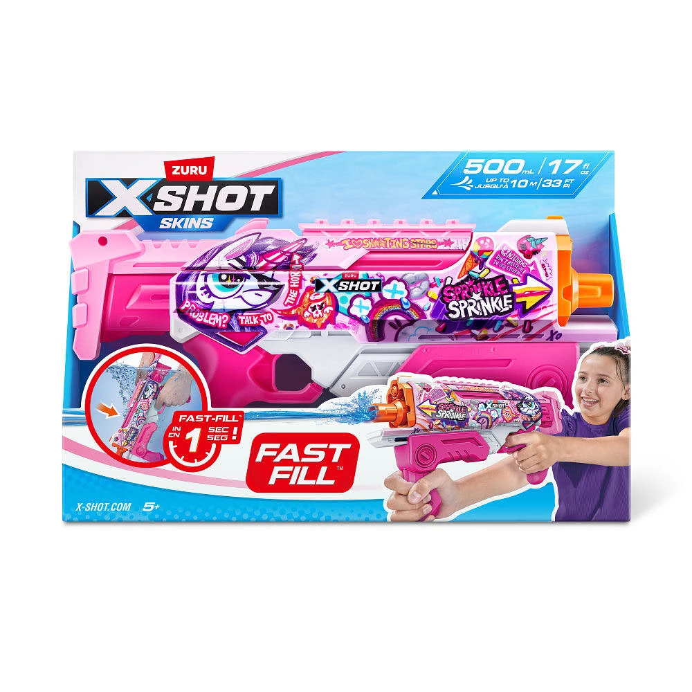 Pistolet à eau XSHOT Water Fast-Fill Skins Hyperload