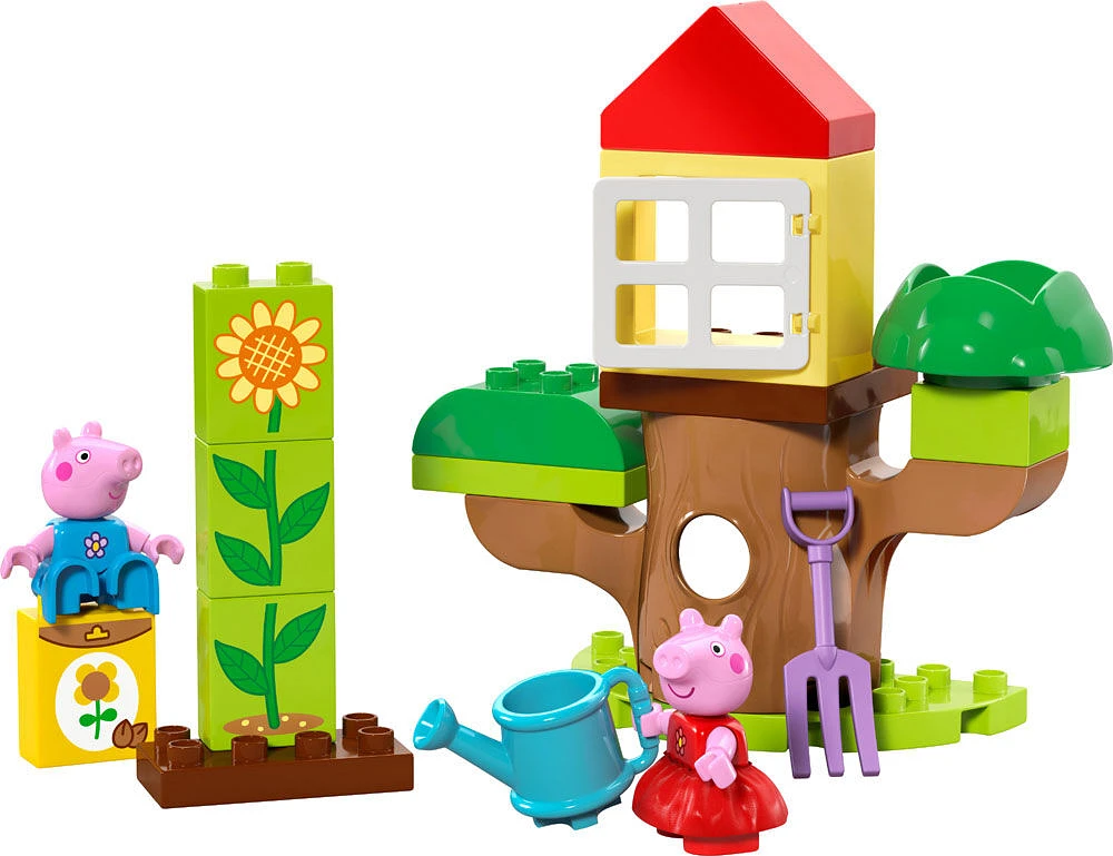 Jouet LEGO DUPLO Le jardin et la cabane dans l'arbre de Peppa Cochon 10431