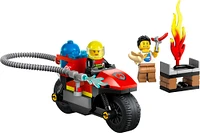 LEGO City Fire Rescue Motorcycle Toy Building Set 60410