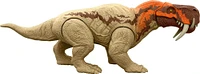 Jurassic World Rebirth Strike Attack Inostrancevia Dinosaur Toy with Single Strike Action, Authentic Posable Design