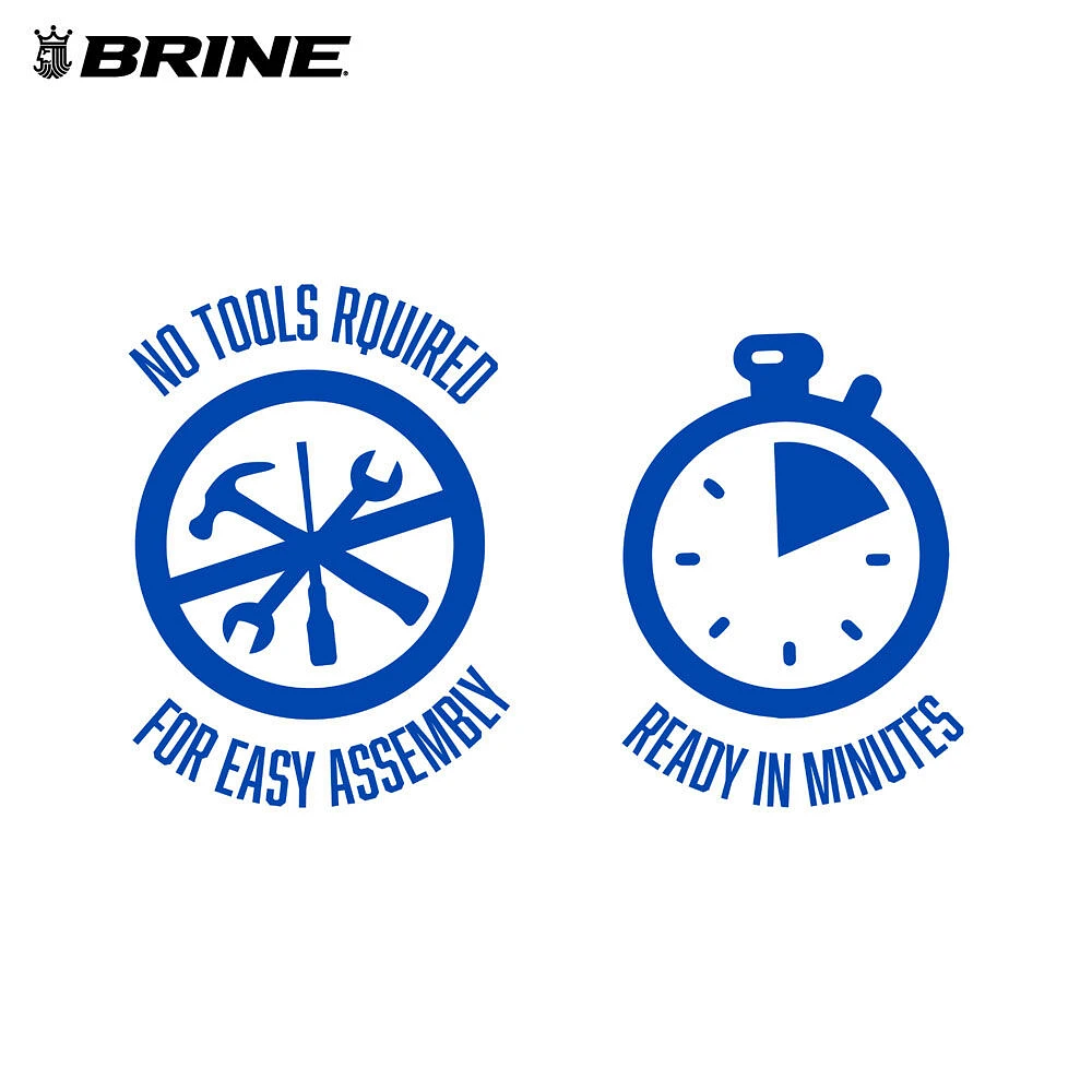 Brine Mini Lacrosse Net Combo Set