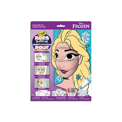 Crayola POPs 3D Kids Art Set, Disney Frozen