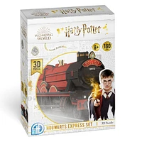 4D Build, Harry Potter Hogwarts Express Paper 3D Puzzle Paper Model Kit, 180 Piece Paper Model Kit