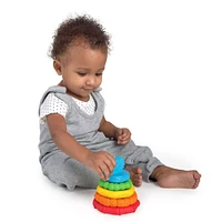 Stack & Teethe Multi-Textured Easy-to-Grasp 5-Piece Teether Toy Set