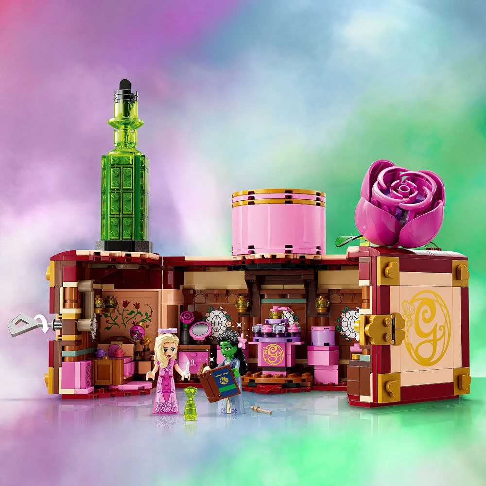 LEGO Wicked Glinda & Elphaba's Dormitory Collectible Toys, Kids Witch Toys with Mini Glinda Doll, 75683