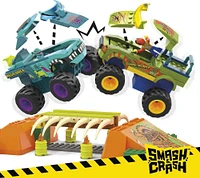 MEGA-Hot Wheels Monster Trucks-Tremplin Osseux Chocs et Fracas-Coffret