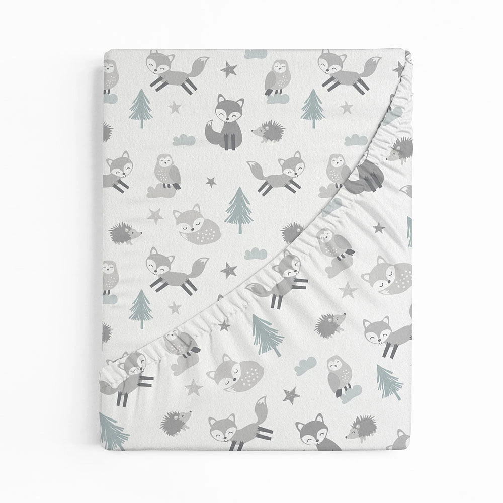 Koala Baby 1 Pack Flannel Playpen Sheet Fox