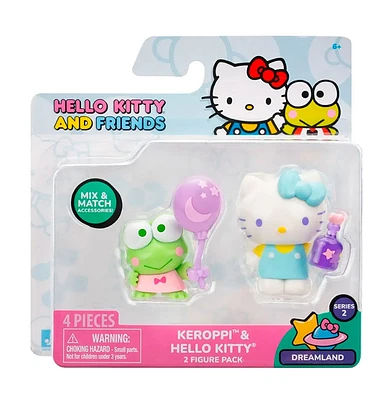 Hello Kitty et ses amis, ensemble de 2 figurines : Pays des rêves