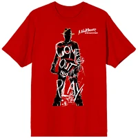 Nightmare On Elm Street Freddy Krueger Red T-Shirt