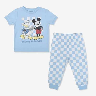 Mickey Mouse 2 Piece PJ Set Blue