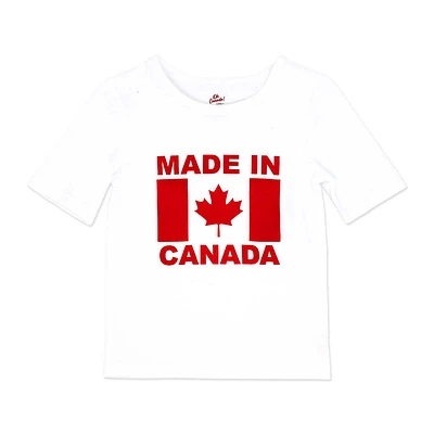 Oh Canada! By RTL T-shirt blanc fabriqué au Canada