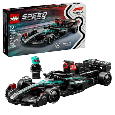 LEGO Speed Champions Voiture de course Mercedes-AMG F1 W15, Ensemble de jouet de véhicule et pilote 77244