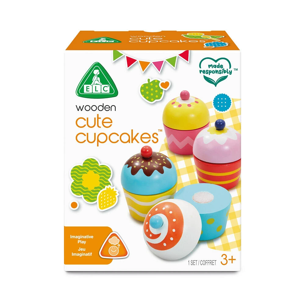 Early Learning Centre cupcakes mignons en bois - Notre Exclusivité