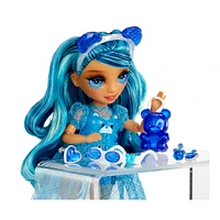 Rainbow High Creative Crystals Skyler - Poupée-mannequin bleue de 11 po (28 cm)