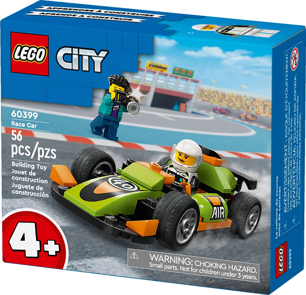 LEGO City La voiture de course verte Jouet de véhicule de course 60399