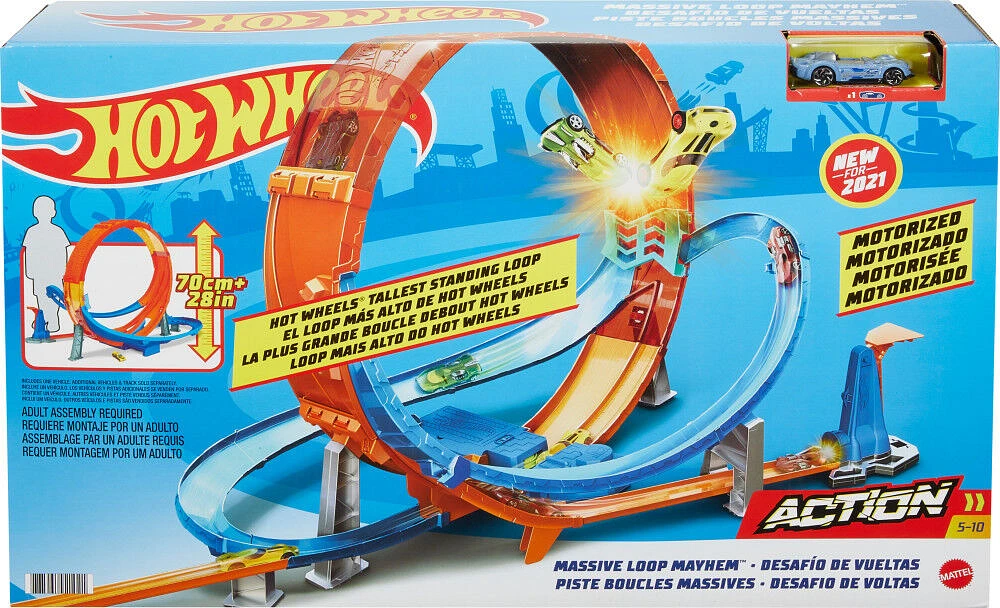 Hot Wheels - Piste boucles massives