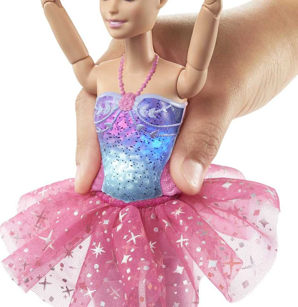 Barbie Doll - Blonde Ballerina Doll - Magical Light-Up Feature