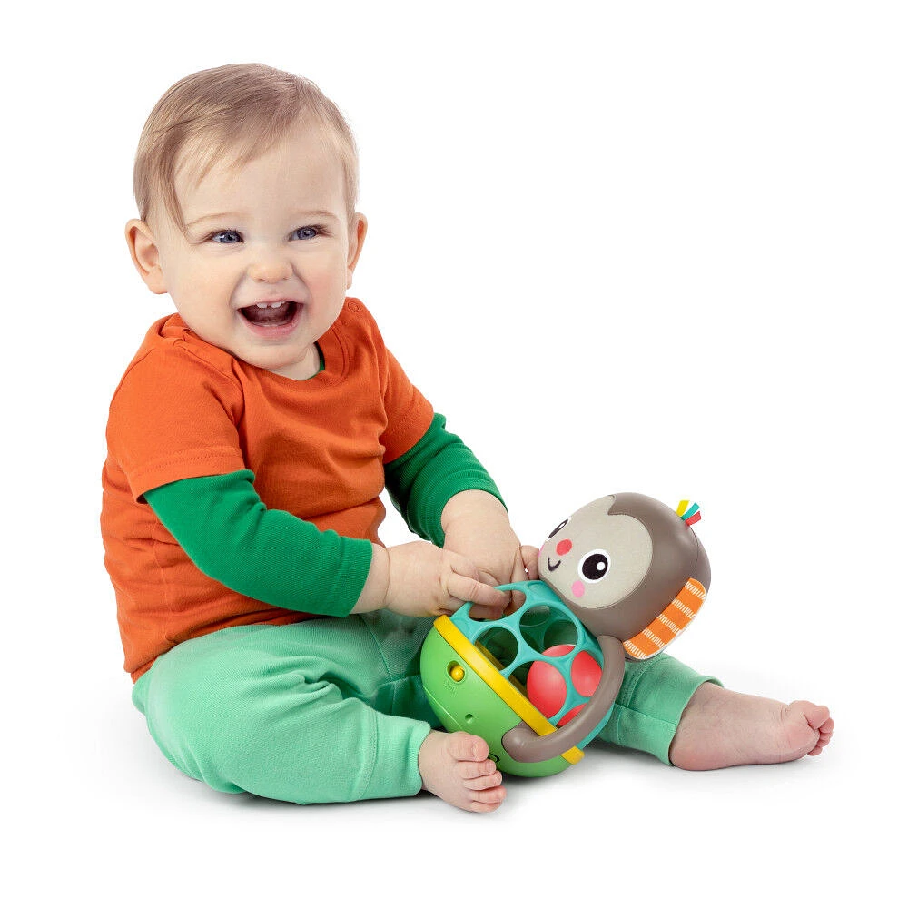 Bright Starts Grab & Giggle Monkey Oball Multi-Sensory Toy