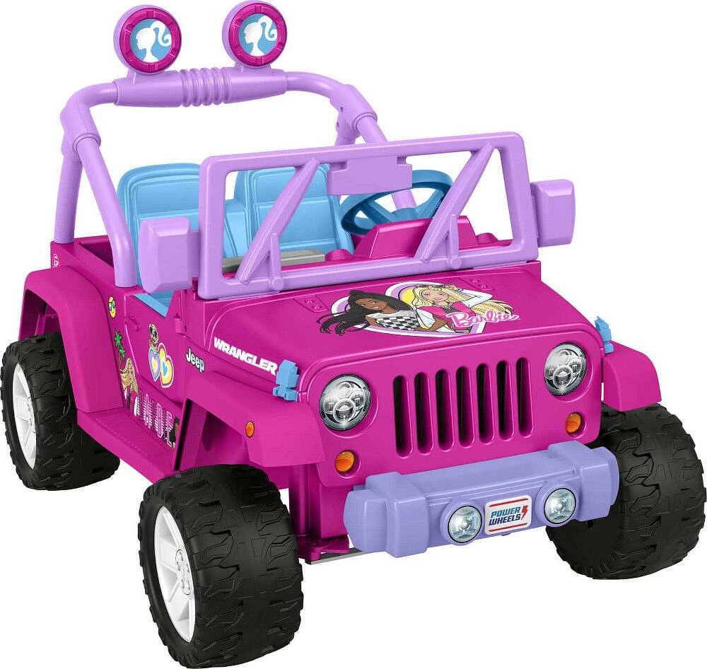 Power Wheels - Véhicule porteur Jeep Wrangler Barbie