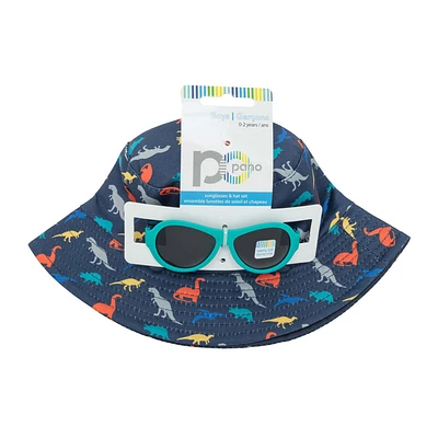 Dinosaur  2 Piece Set - Sunglass & Bucket Hat