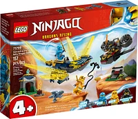 LEGO NINJAGO Le combat du bébé dragon de Nya et Arin 71798 Ensemble de jeu de construction (157 pièces)