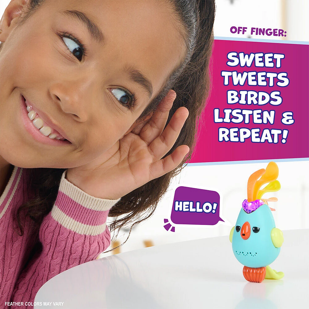 Fingerlings Sweet Tweets Interactive Bird: Lionel, Blue