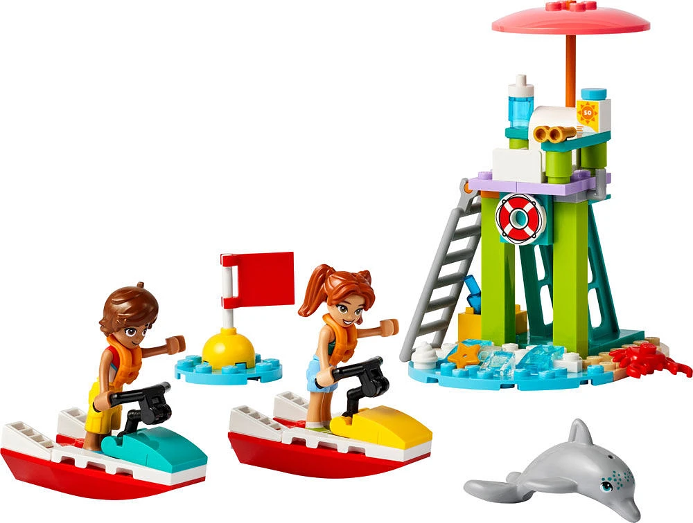 LEGO Friends Beach Water Scooter Lifeguard Toy Set for Kids, Learning and Imaginative Play 42623