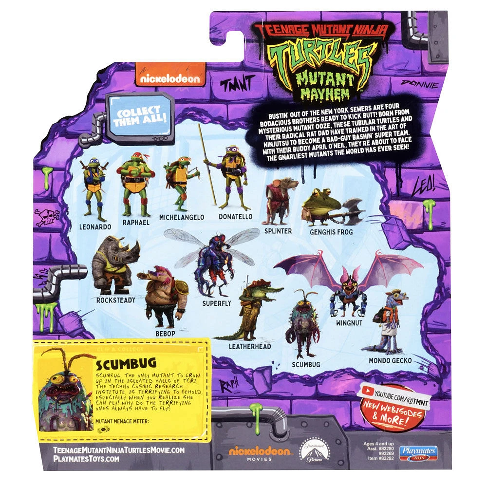 Teenage Mutant Ninja Turtles : Mutant Mayhem-Figurine de base Scumbug