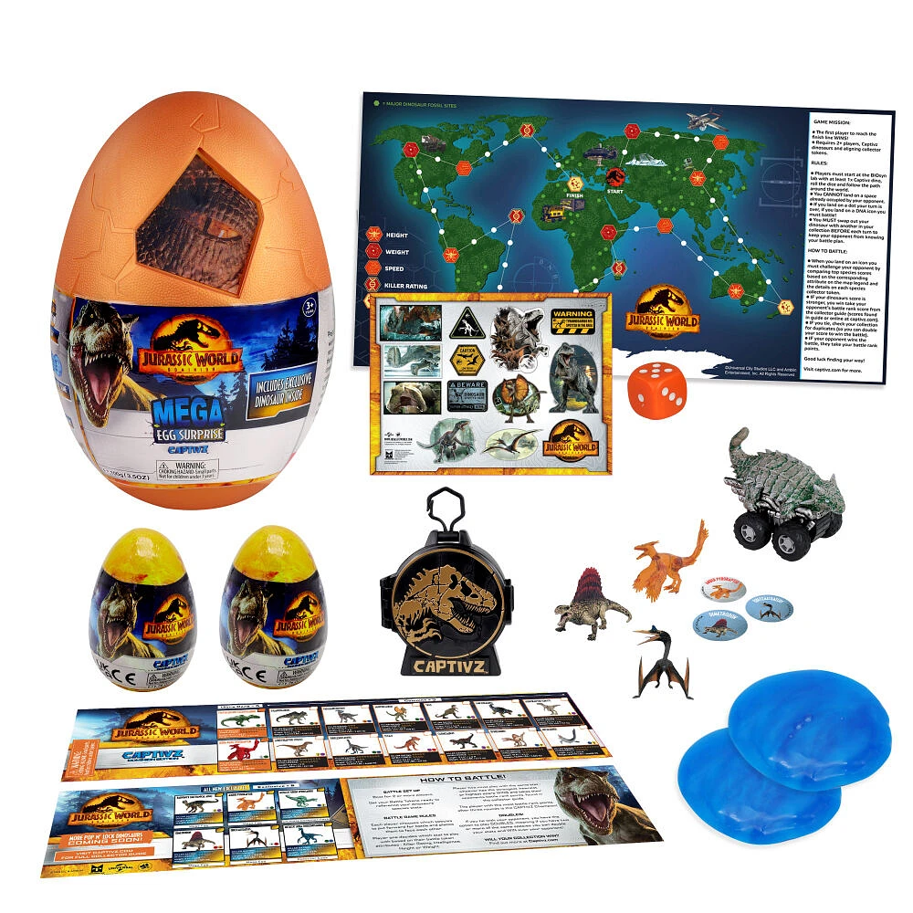 Méga oeuf Jurassic CAPTIVZ Dominion Edition