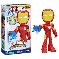 Marvel Spidey et ses Amis Extraordinaires, figurine de super-héros format géant Iron Man de 22,5 cm