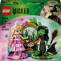 LEGO Wicked Elphaba & Glinda Figures, Kids Witch Toys, Fantasy Construction Playset, Gift for Kids, 75682