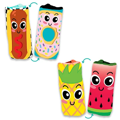 Flippin Plush Water Wiggles Fidget Toy - Food Theme