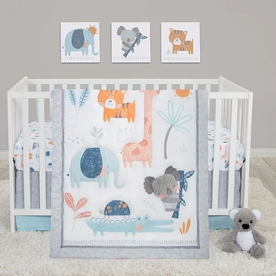 Sammy & Lou Koala & Friend 4 Piece Crib Bedding