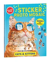 Klutz: Sticker Photo Mosaic: Cats and Kittens - English Edition