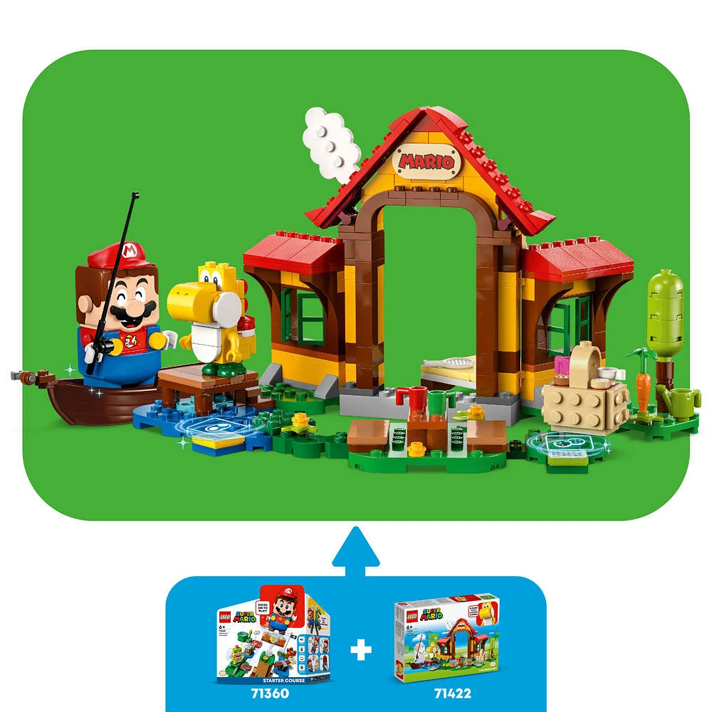 LEGO Super Mario Ensemble d'extension Pique-nique à la maison de Mario 71422 (259 pièces)