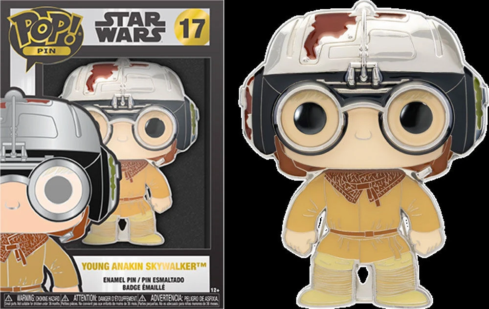 Badge émaillé Young anakin par Funko Pop! Star Wars