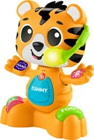 Fisher-Price Link Squad Bop & Groove Tiger Baby Learning Toy with Music & Lights, French Version