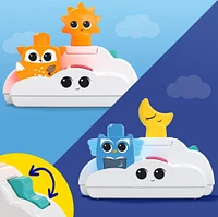 MEGA Fisher- Price Rise & Snooze Night Light Sensory Block Toy (30 Pieces)