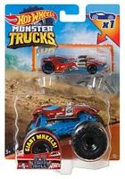 Hot Wheels - Monster Trucks - Échelle 1:64 - Coffret de 2 - Les couleurs et les motifs peuvent varier - une par commande