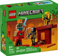 LEGO Minecraft The Nether Lava Battle Toy and Playset - Building Minecraft Toy for Kids, Ages 6+ - 21266